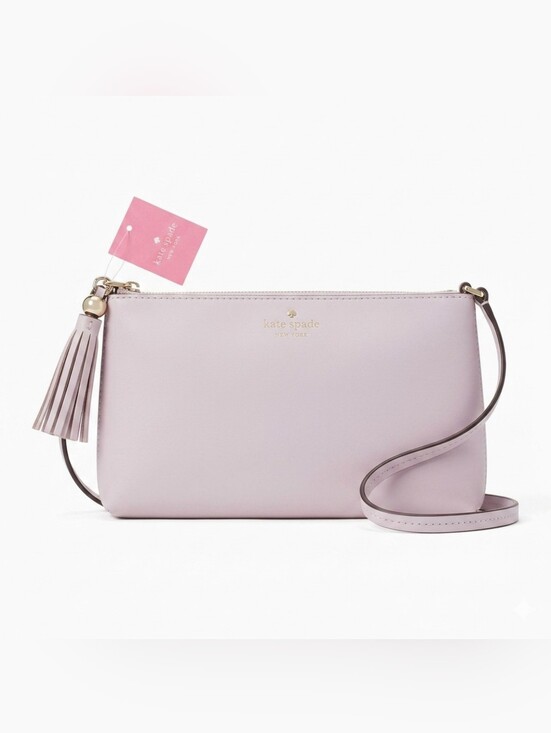 kate spade Handbags - Kate Spade New York Ivy Street Amy Smooth Leather Crossbody Bag Lilac Moon $198